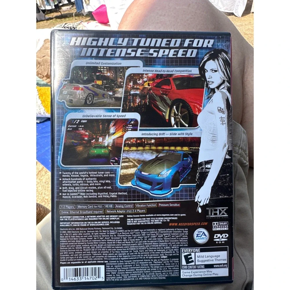 Need for Speed Underground PS2 PlayStation 2 Greatest Hits SLUS 20811GH